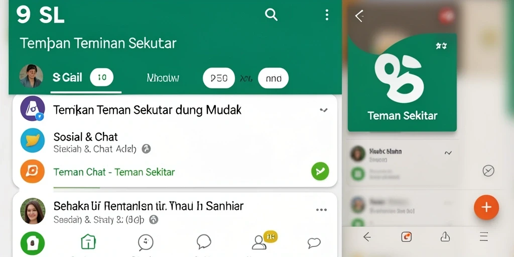 Tampilan antarmuka pengguna 9SL yang sederhana dan menarik