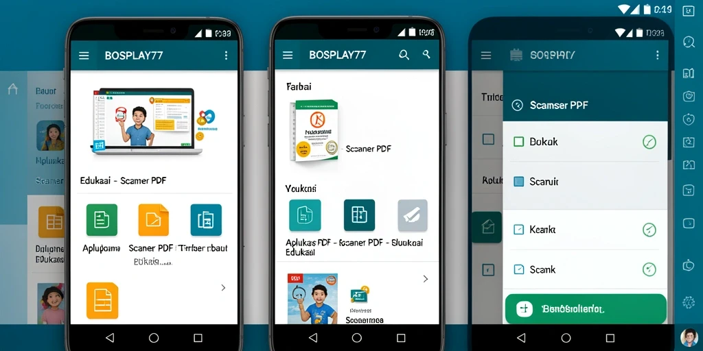 Antarmuka <strong>BOSPLAY77</strong> yang intuitif dan mudah digunakan untuk scanning PDF.