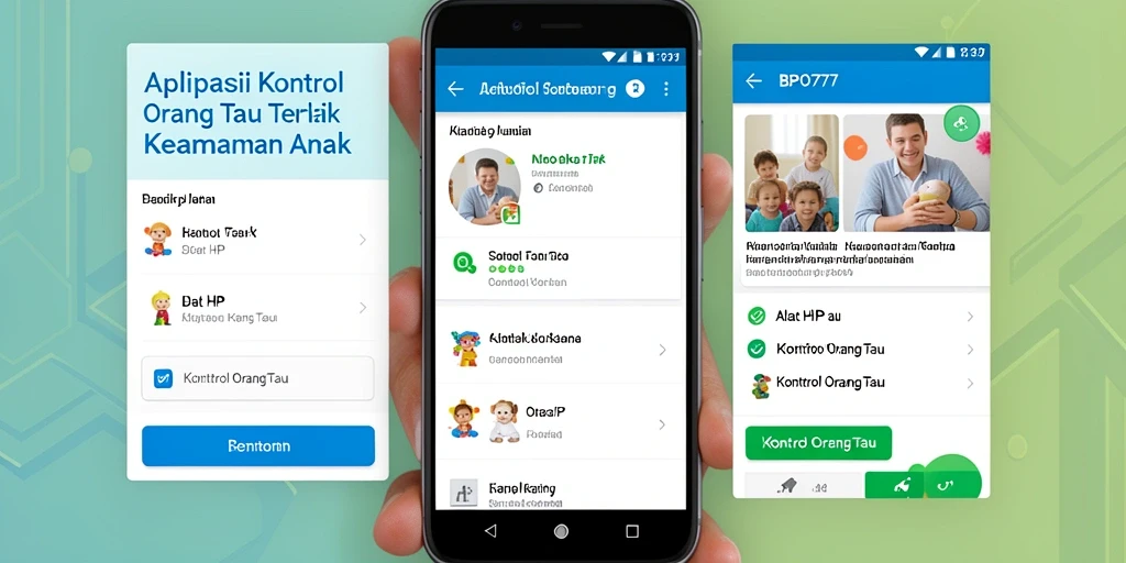 Antarmuka pengguna BPO777 untuk kontrol orang tua yang efektif.