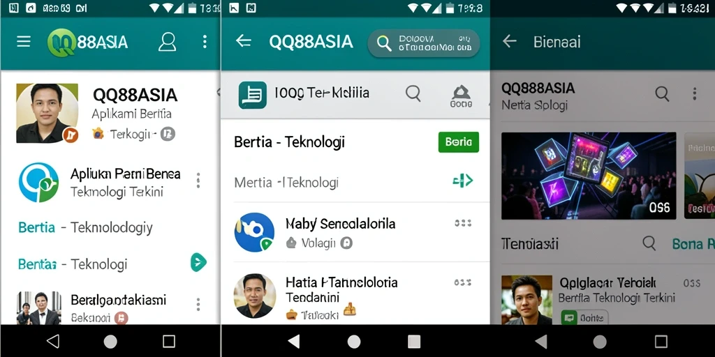 Tampilan antarmuka <strong>QQ88ASIA</strong> yang modern dan mudah digunakan.